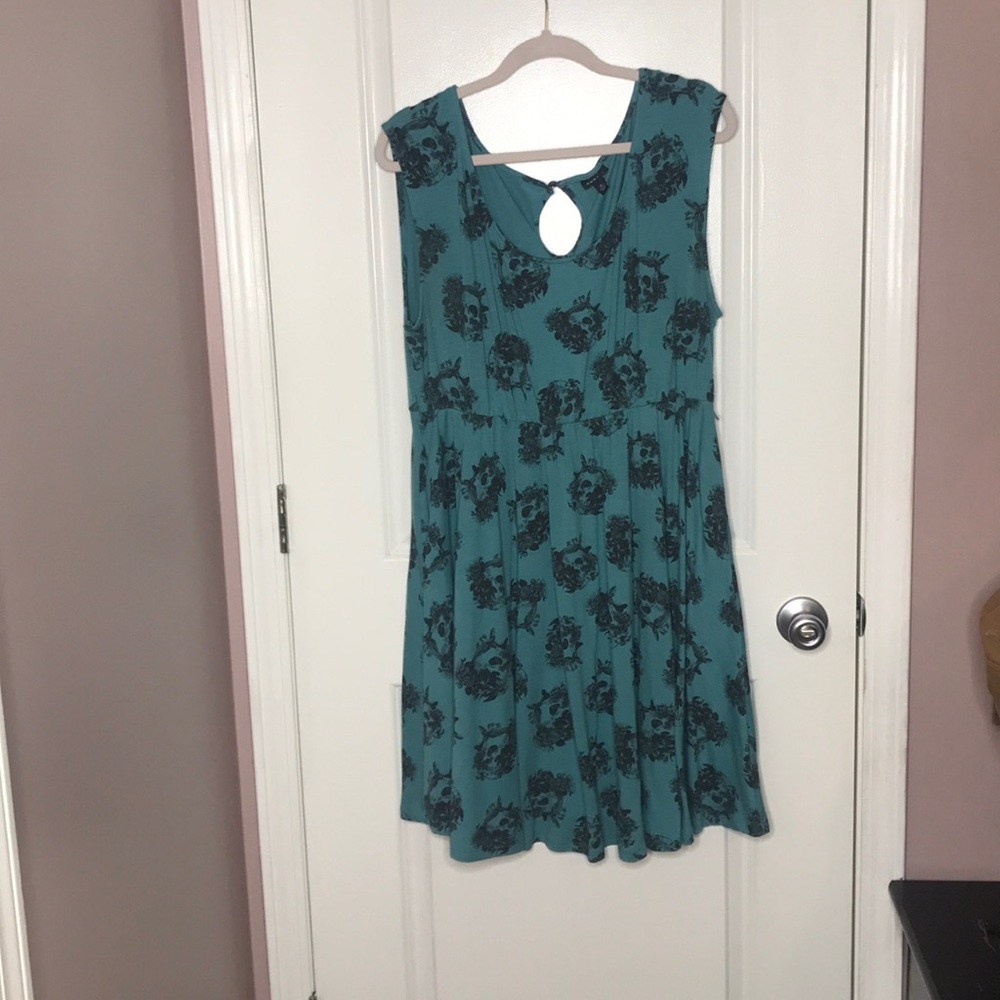 Torrid Skull Print Skater Dress